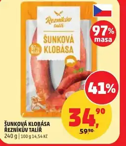 Penny Market Šunková klobása řezníkův talíř nabídka