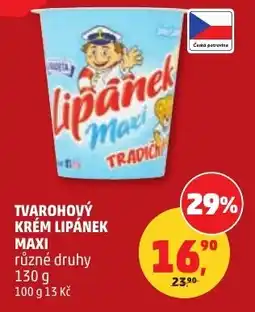 Penny Market Tvarohový krém lipánek maxi nabídka