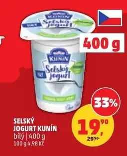 Penny Market Selský jogurt kunín bílý nabídka