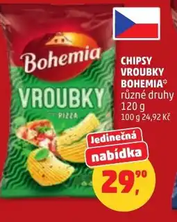 Penny Market Chipsy vroubky bohemia nabídka
