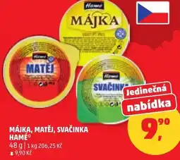 Penny Market Májka, matěj, svačinka Hamé nabídka