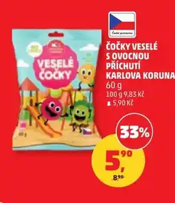 Penny Market Čočky veselé s ovocnou příchutí karlova koruna nabídka