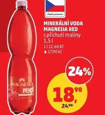 Penny Market Minerální voda magnesia red nabídka