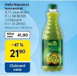 Tesco Hello Nápojový koncentrát nabídka