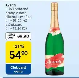 Tesco Avanti nabídka