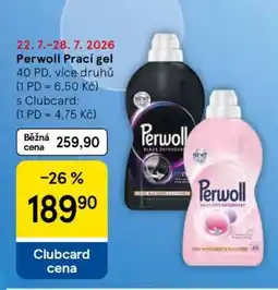 Tesco Perwoll prací gel nabídka