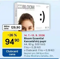 Tesco Bloom Essential Kancelářský papír nabídka