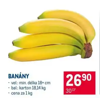 Makro Banány nabídka