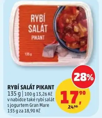Penny Market Rybí salát pikant nabídka