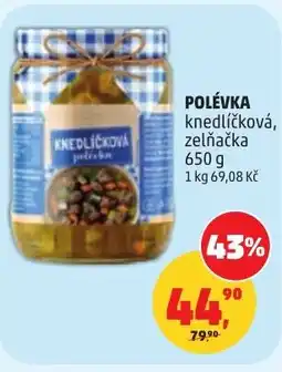 Penny Market Polévka knedlíčková, zelňačka nabídka