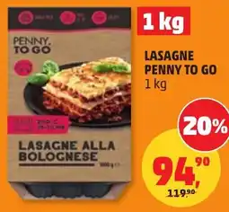 Penny Market Lasagne penny to go nabídka