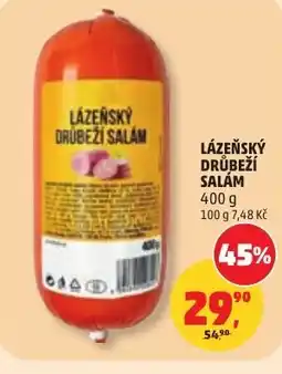 Penny Market Lázeňský drůbeží salám nabídka