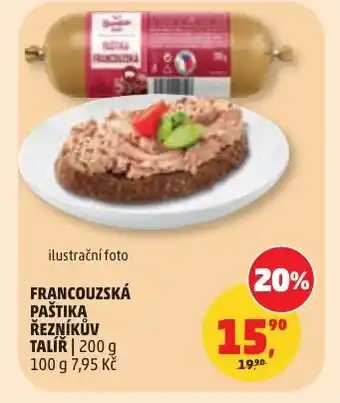 Penny Market Francouzská pastika řezníkův talíř nabídka