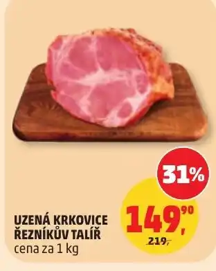 Penny Market Uzená krkovice řezníkův talíř nabídka