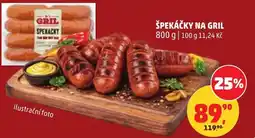 Penny Market Špekáčky na gril nabídka