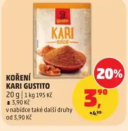 Penny Market Koření kari gustito nabídka
