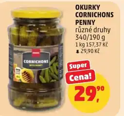Penny Market Okurky cornichons penny nabídka
