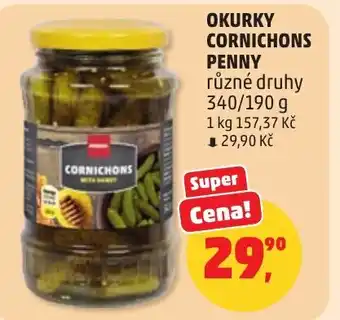 Penny Market Okurky cornichons penny nabídka
