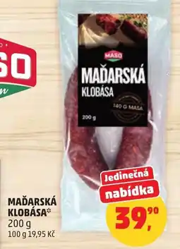 Penny Market Maďarská klobása nabídka