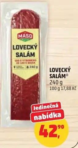 Penny Market Lovecký salám nabídka