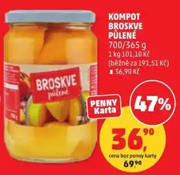 Penny Market Kompot broskve půlené nabídka