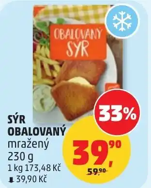Penny Market Sýr obalovaný nabídka