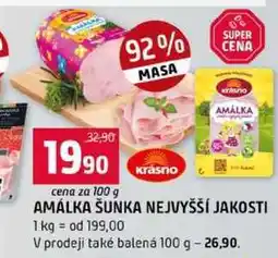 Terno AMÁLKA ŠUNKA NEJVYŠŠÍ JAKOSTI V prodeji také balená nabídka