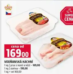 Terno VODŇANSKÁ KACHNÍ 1 kg prsa s kostí a kůží 1 kg stehna nabídka