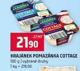 Terno KRAJÁNEK POMAZÁNKA COTTAGE 100 g vybrané druhy nabídka
