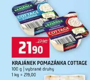 Terno KRAJÁNEK POMAZÁNKA COTTAGE 100 g vybrané druhy nabídka