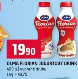 Terno OLMA FLORIAN JOGURTOVÝ DRINK 400 g vybrané druhy nabídka