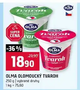 Terno OLMA OLOMOUCKÝ TVAROH 250 g vybrané druhy nabídka