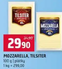 Terno MOZZARELLA, TILSITER 100 g plátky nabídka