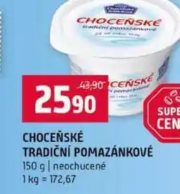 Terno CHOCEŇSKÉ TRADIČNÍ POMAZÁNKOVÉ 150 g neochucené nabídka