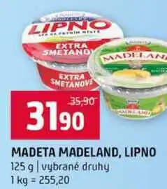 Terno MADETA MADELAND, LIPNO 125 g vybrané druhy nabídka