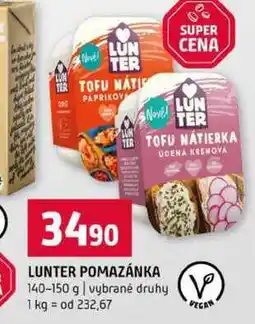 Terno LUNTER POMAZÁNKA 140-150 g vybrané druhy nabídka