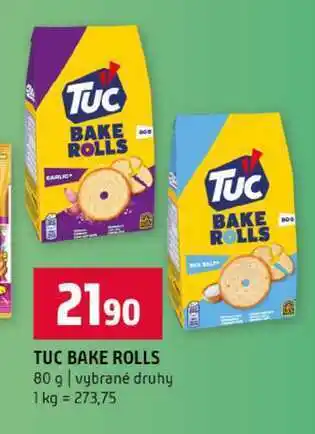 Terno TUC BAKE ROLLS 80 g vybrané druhy nabídka
