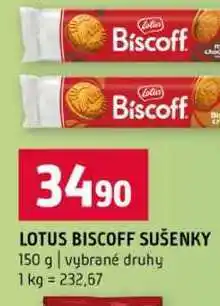 Terno LOTUS BISCOFF SUŠENKY 150 g vybrané druhy nabídka