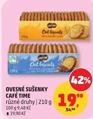 Penny Market Ovesné sušenky café time nabídka