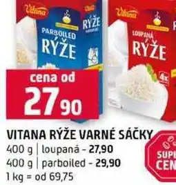 Terno VITANA RÝŽE VARNÉ SÁČKY 400 g loupaná 400 g parboiled nabídka