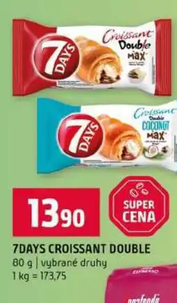 Terno 7DAYS CROISSANT DOUBLE 80 g vybrané druhy nabídka