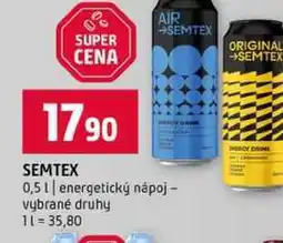 Terno SEMTEX 0,5l energetický nápoj vybrané druhy nabídka
