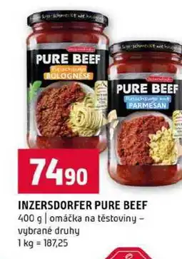 Terno INZERSDORFER PURE BEEF 400 g omáčka na těstoviny vybrané druhy nabídka
