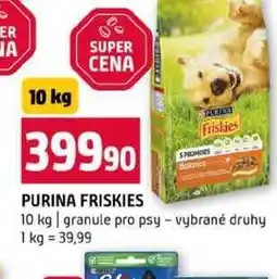 Terno PURINA FRISKIES 10 kg granule pro psy vybrané druhy nabídka