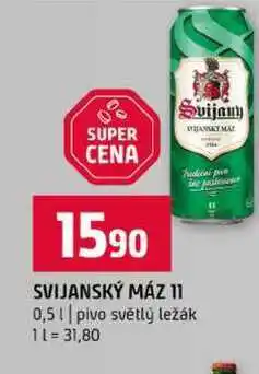 Terno SVIJANSKÝ MÁZ 11 0,5l pivo světlý ležák nabídka