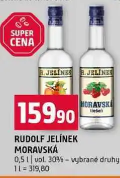 Terno RUDOLF JELÍNEK MORAVSKÁ 0,5l vol. 30% vybrané druhy nabídka