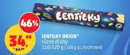 Penny Market Lentilky orion nabídka