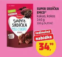 Penny Market Super srdíčka Emco nabídka