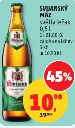 Penny Market Svijanský máz světlý ležák nabídka