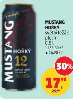 Penny Market Mustang hořký světlý ležák nabídka
